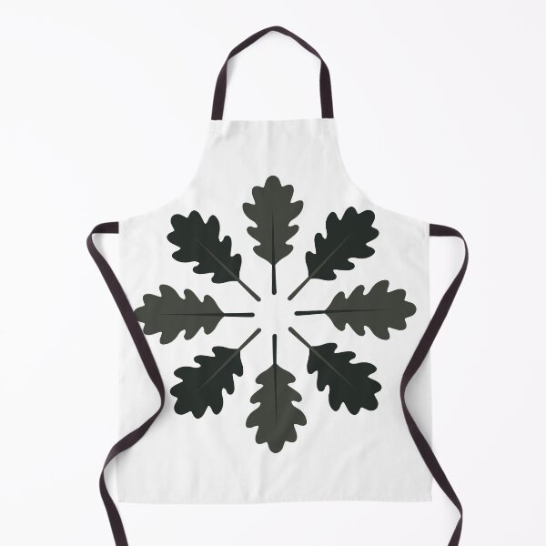 Item preview, Radial Oak Leaves (Black) designed and sold by John Uttley.