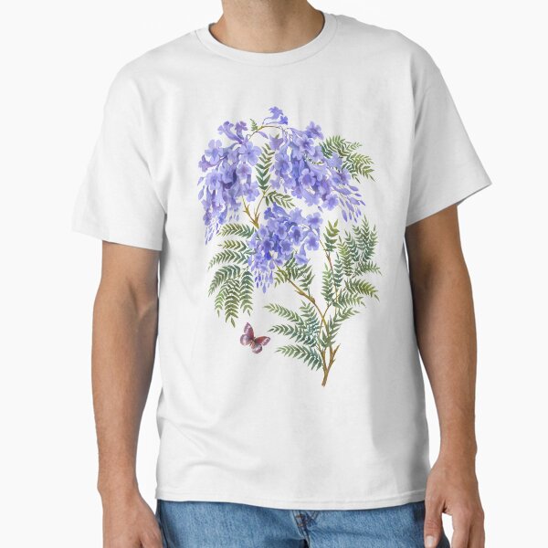 Item preview, Jacaranda tree with flowers and leaves designed and sold by fairytaleprints.