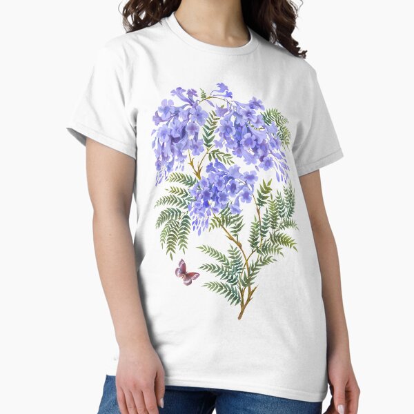 Item preview, Jacaranda tree with flowers and leaves designed and sold by fairytaleprints.