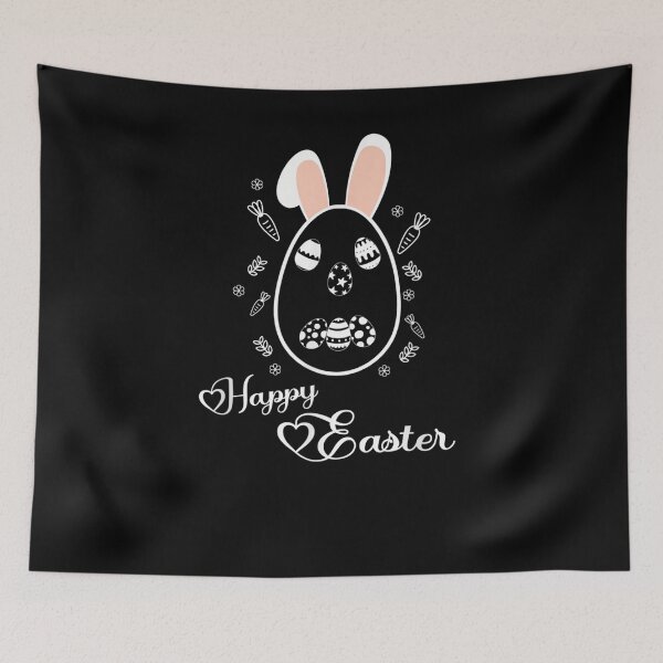 Item preview, Happy Easter Cute Easter Bunny Ear Egg Art Kids Girls Boys  designed and sold by beatabea.