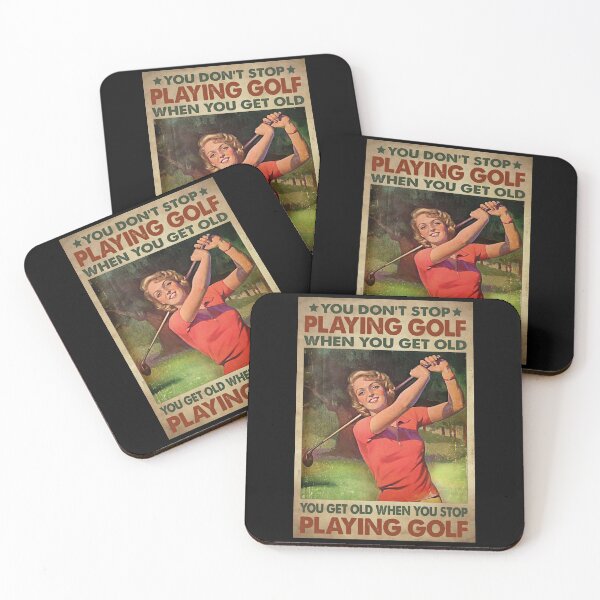 Item preview, You Don't Stop Playing Golf When You Get Old - Woman Playing Golf designed and sold by Stewar-ArtCool.