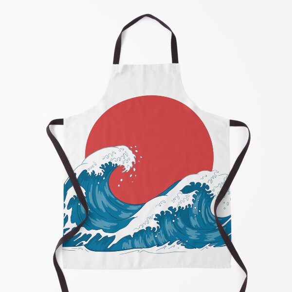 Item preview, Japanese Sigh With Big Water Wave Raging designed and sold by JTS STORE.