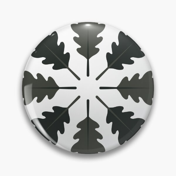 Item preview, Radial Oak Leaves (Black) designed and sold by John Uttley.
