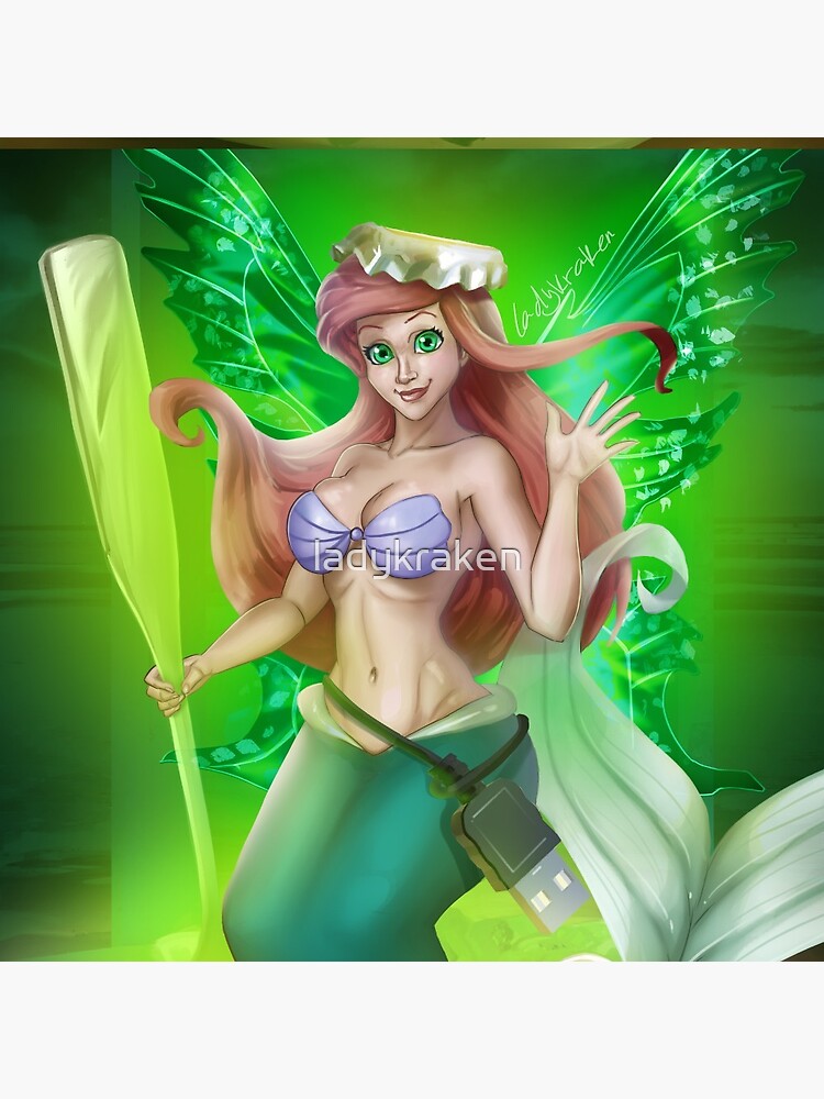 Toxic Trash Mermaid Fairy Bikini by ladykraken