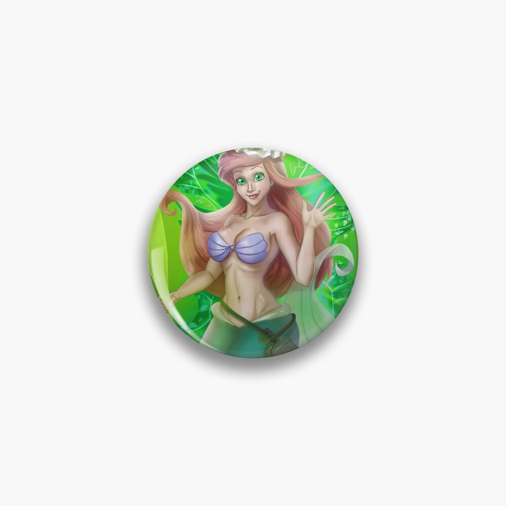 Toxic Trash Mermaid Fairy Bikini Pin