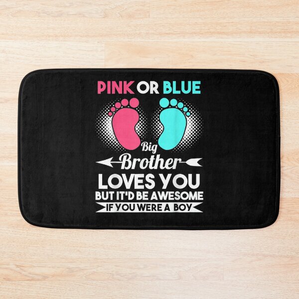Item preview, Pink Or Blue Big Brother Loves You A Boy Gender Reveal  designed and sold by beatabea.