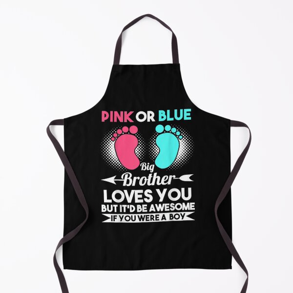 Item preview, Pink Or Blue Big Brother Loves You A Boy Gender Reveal  designed and sold by beatabea.