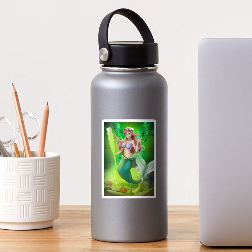 Toxic Trash Mermaid Fairy Bikini Sticker