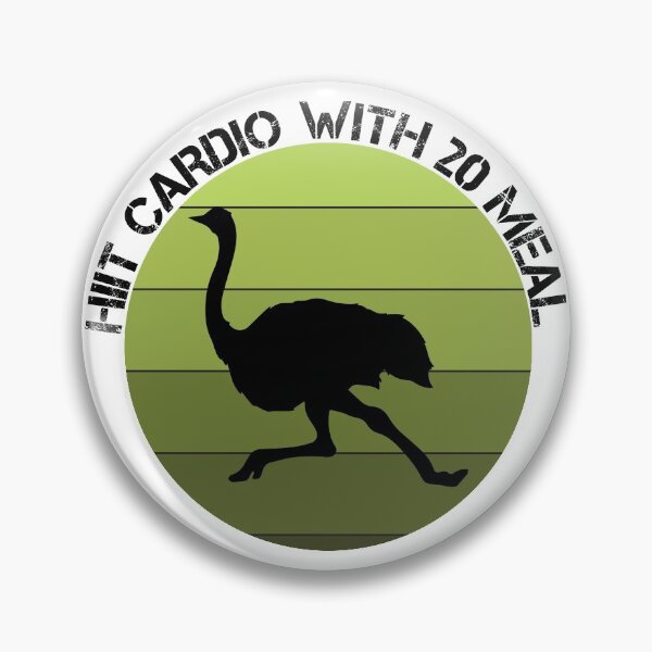 Item preview, OSTRICH HIIT CARDIO designed and sold by MHDesignstore.