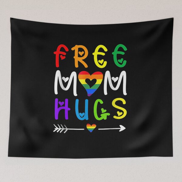 Item preview, Free Mom Hugs Rainbow Heart Lgbt  designed and sold by beatabea.