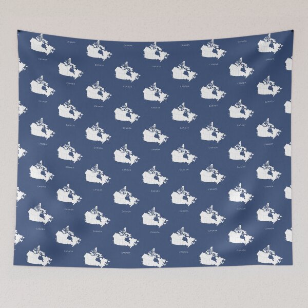 Item preview, Navy Blue Map of Canada designed and sold by By-Danni-Marie.