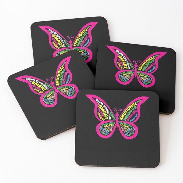 Item preview, Trisomy 21 Down Syndrome Awareness Butterfly Word Cloud  designed and sold by beatabea.