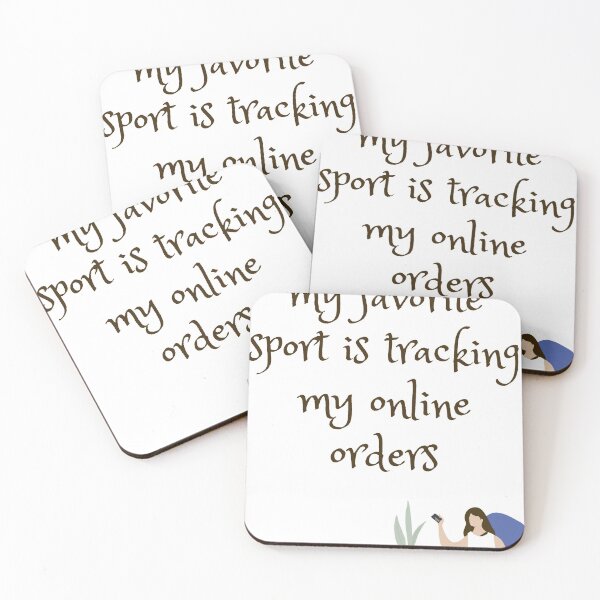 Item preview, I love tracking my online orders | My favorite sport is tracking my online orders designed and sold by isurudinushaper.