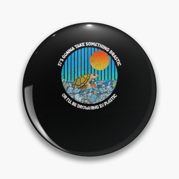 Item preview, Something Drastic Microplastic Save The Sea Turtles Recycle  designed and sold by beatabea.