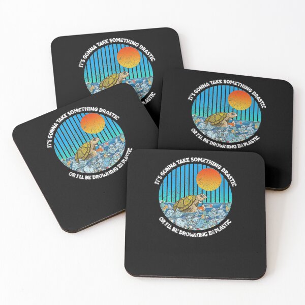 Item preview, Something Drastic Microplastic Save The Sea Turtles Recycle  designed and sold by beatabea.