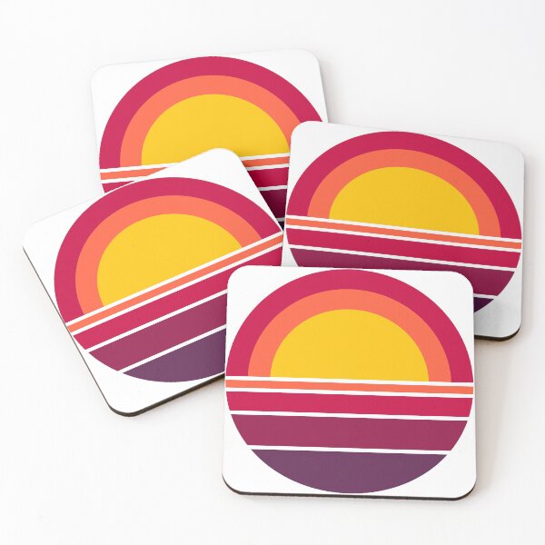 Item preview, vintage retro sunset illustration art designed and sold by zerobatt.
