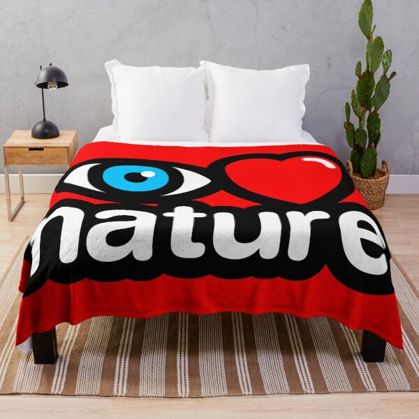 Artikelvorschau, Ich liebe die Natur (rot) entworfen und verkauft von MisterSquid.