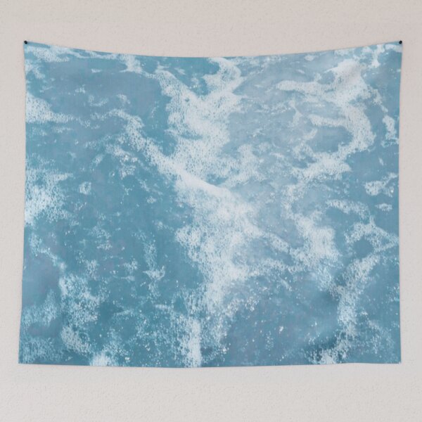 Item preview, wavy sea, crashing turquoise ocean waves  designed and sold by Barolina.