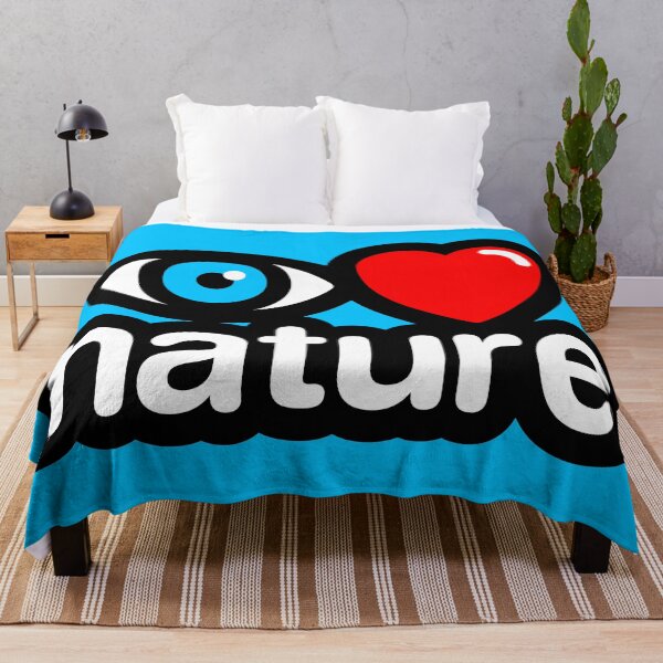 Item preview, i love nature (blue) designed and sold by MisterSquid.