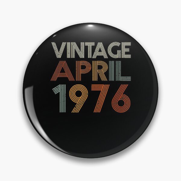Item preview, Vintage April 1976 Retro Style 45 Years Old 45th Birthday  designed and sold by beatabea.