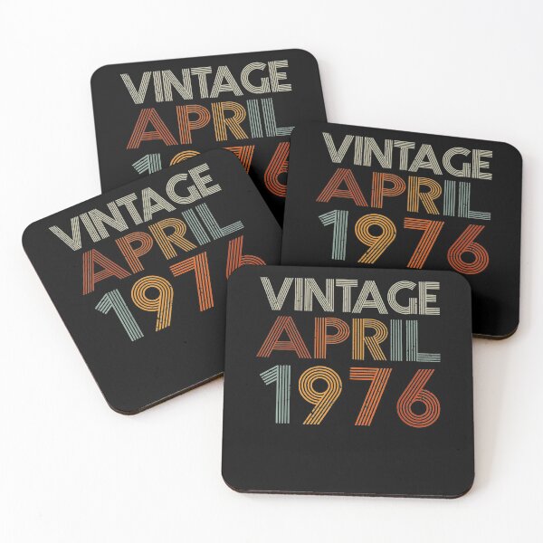 Item preview, Vintage April 1976 Retro Style 45 Years Old 45th Birthday  designed and sold by beatabea.