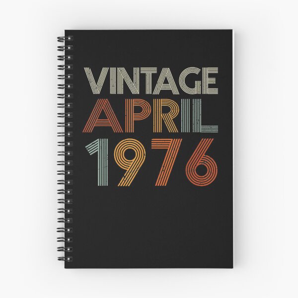 Item preview, Vintage April 1976 Retro Style 45 Years Old 45th Birthday  designed and sold by beatabea.