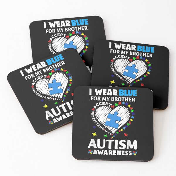 Item preview, Heart I Wear Blue For My Brother Autism Awareness Month  designed and sold by beatabea.