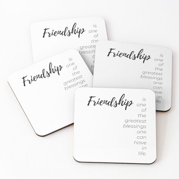 Item preview, Friendship Is One Of The Greatest Blessings One Can Have In Life designed and sold by SirajDecors.