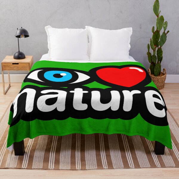 Artikelvorschau, Ich liebe die Natur (grün) entworfen und verkauft von MisterSquid.