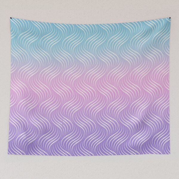 Item preview, Pastel wavy mermaid gradient designed and sold by Tanuja  Sharma.