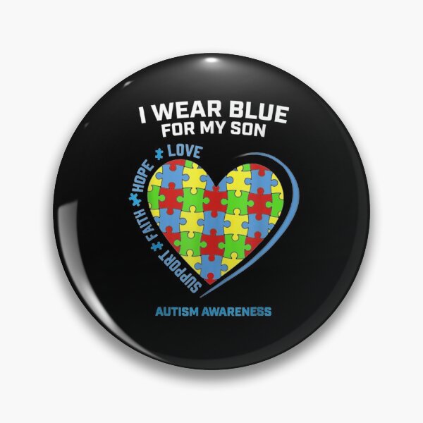 Item preview, I Wear Blue For My Son Autism Awareness Gifts For Mom Dad  designed and sold by beatabea.