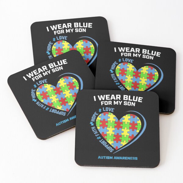 Item preview, I Wear Blue For My Son Autism Awareness Gifts For Mom Dad  designed and sold by beatabea.