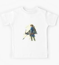Link zelda breath of the wild Kids Tee