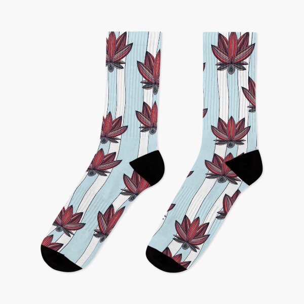 Item preview, Pink Lotus design in striped background  designed and sold by Eve :).