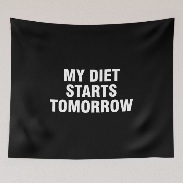 Item preview, My diet starts tomorrow designed and sold by allthetees.