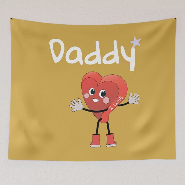 Item preview, Daddy Day Love Heart for Dad designed and sold by OUR-SHOP1.