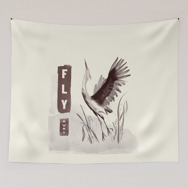 Item preview, Fly Away Watercolor bird design designed and sold by BlascoShop.