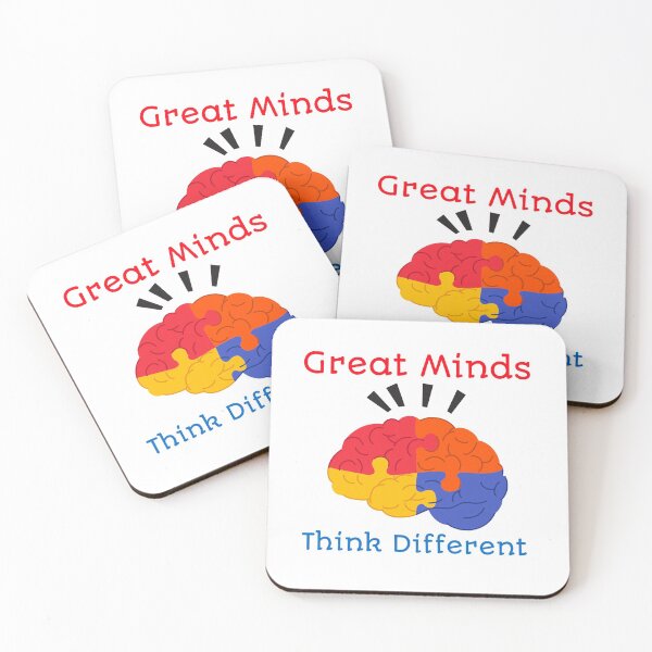 Item preview, Great Minds Think Different designed and sold by FranksDesigns.