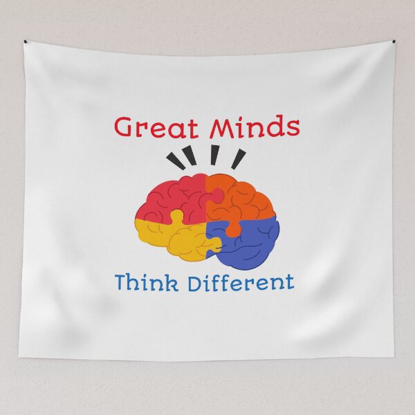 Item preview, Great Minds Think Different designed and sold by FranksDesigns.