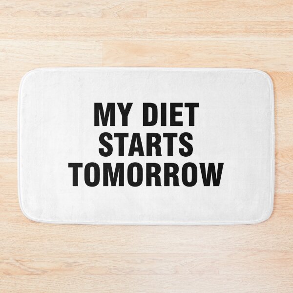 Item preview, My diet starts tomorrow designed and sold by allthetees.