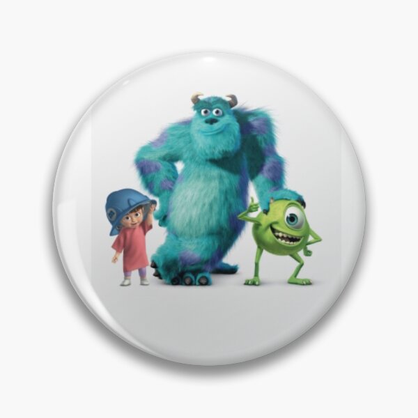 Monsters Inc. Badge Sulley Mike and Boo Peeking at the Door Pin Cute Jacket  Backpack Decor for Anime Movie Fans - AliExpress