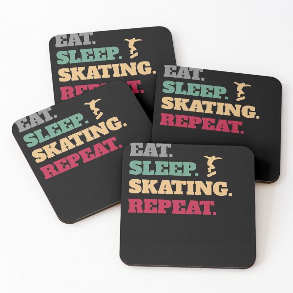Item preview, Eat Sleep Skate Skateboarding Repeat designed and sold by Salvadax.