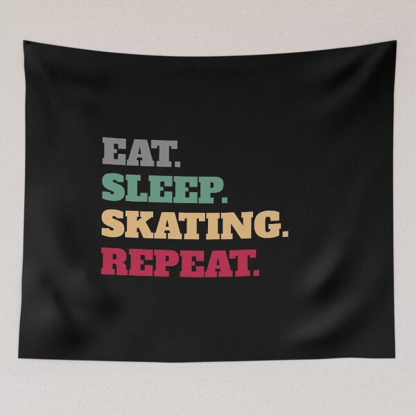 Item preview, Eat Sleep Skate Skateboarding Skating Repeat designed and sold by Salvadax.