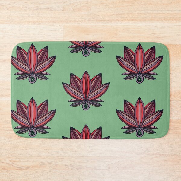 Item preview, Red Lotus design in pastel background  designed and sold by Eve :).