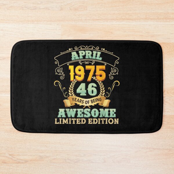 Item preview, April 1975 46 Years Of Being Awesome 46th Birthday Vintage  designed and sold by beatabea.