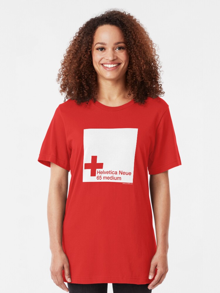 Alternate view of Helvetica 65 medium /// Slim Fit T-Shirt
