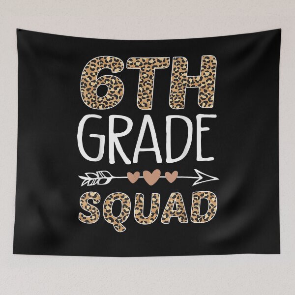 Item preview, 6th Grade Squad Leopard Teacher Student  designed and sold by beatabea.