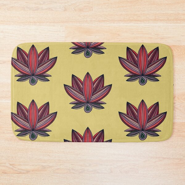 Item preview, Red Lotus design in pastel background  designed and sold by Eve :).