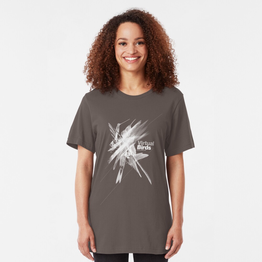 Virtual birds /// Slim Fit T-Shirt