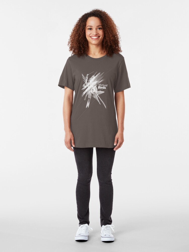 Alternate view of Virtual birds /// Slim Fit T-Shirt